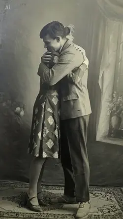 HUG OLD PHOTO