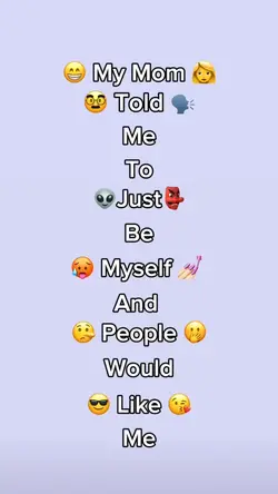 be yourselff🥰