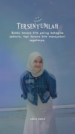 Tersenyumlah 