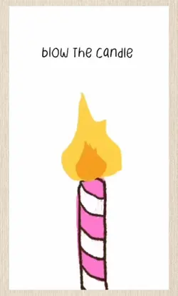 blow the candle 
