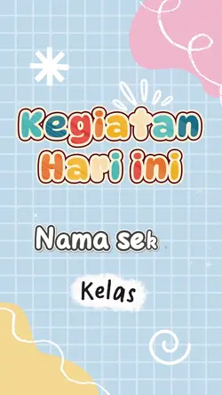 Kegiatan hari ini