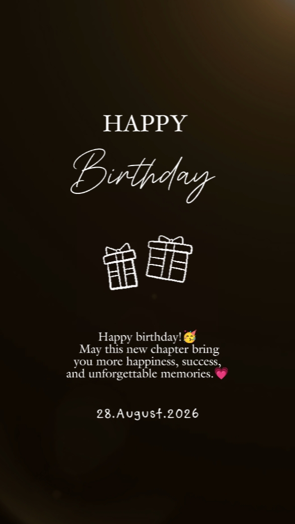 Hbd 28 août 