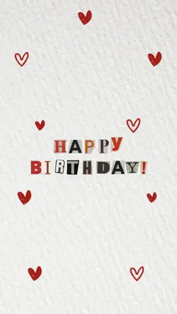 happy birthday paper