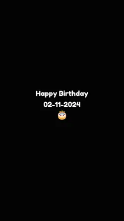 HBD 2 NOVEMBER 2024