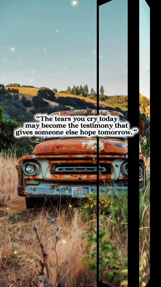 THE TEARS YOU CRY