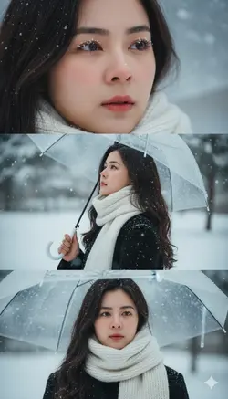 Trend tạo ảnh tuyết