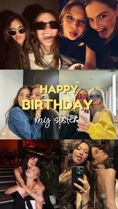 Birthday my sister 