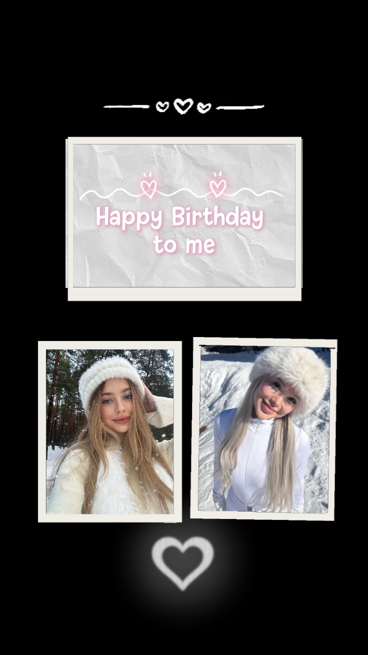Joyeux anniversaire à moi