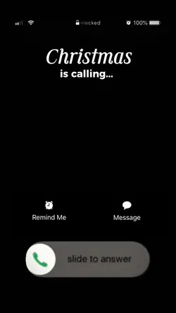 Christmas is calling
