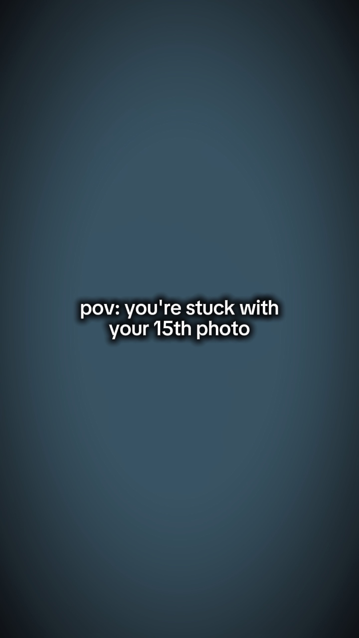 You’re stuck with 15