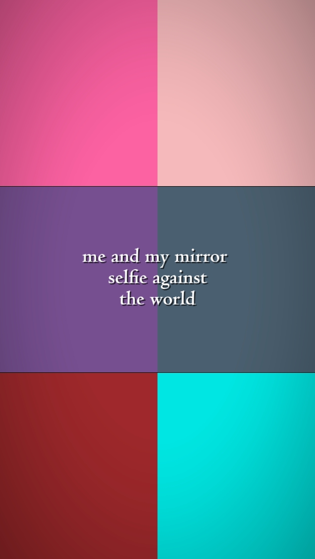 selfie miroir