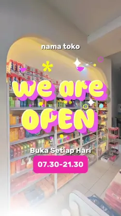 we are open
