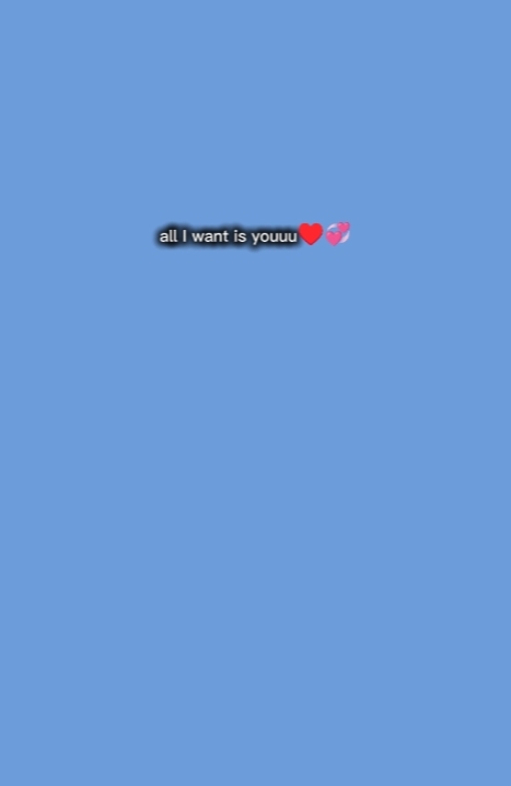 all I want is you
