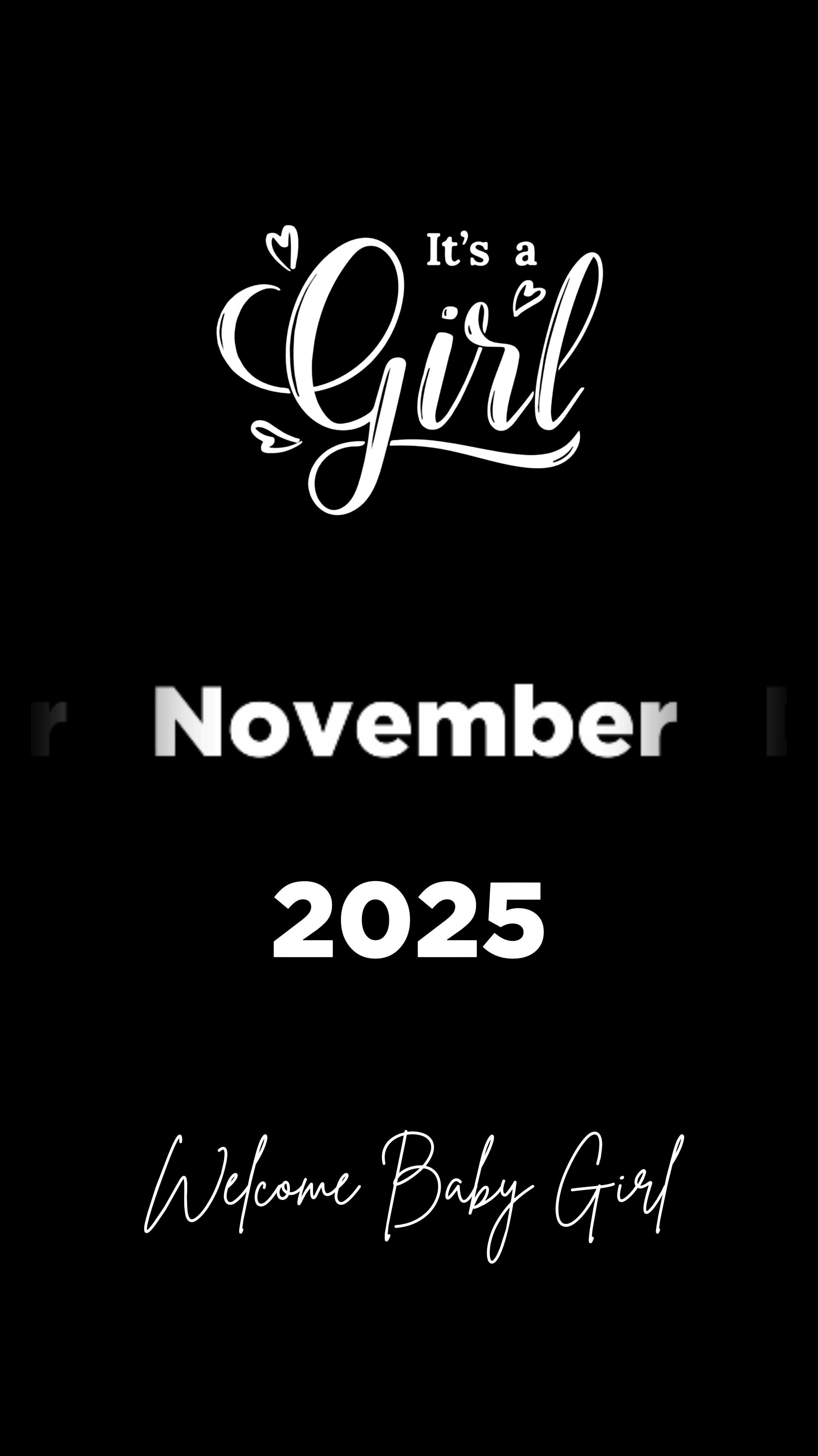 Welcome Baby Girl