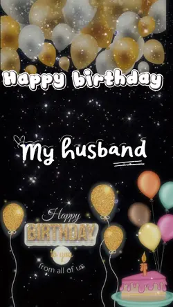 Hbd my husband