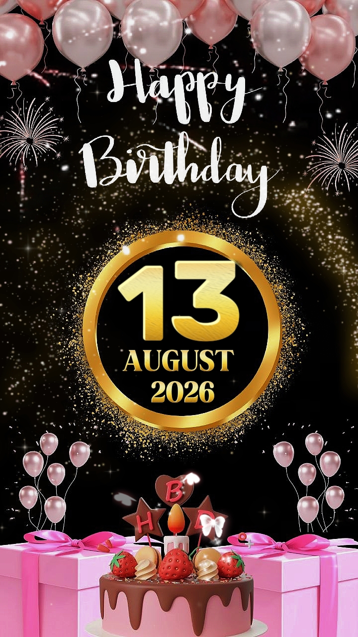 HBD 13 de agosto de 2026