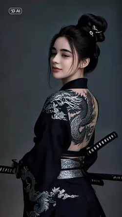 Dragon tattoo ninja