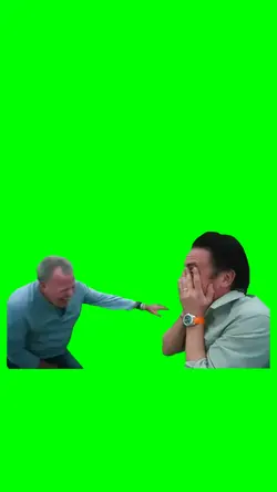 Men are laughing