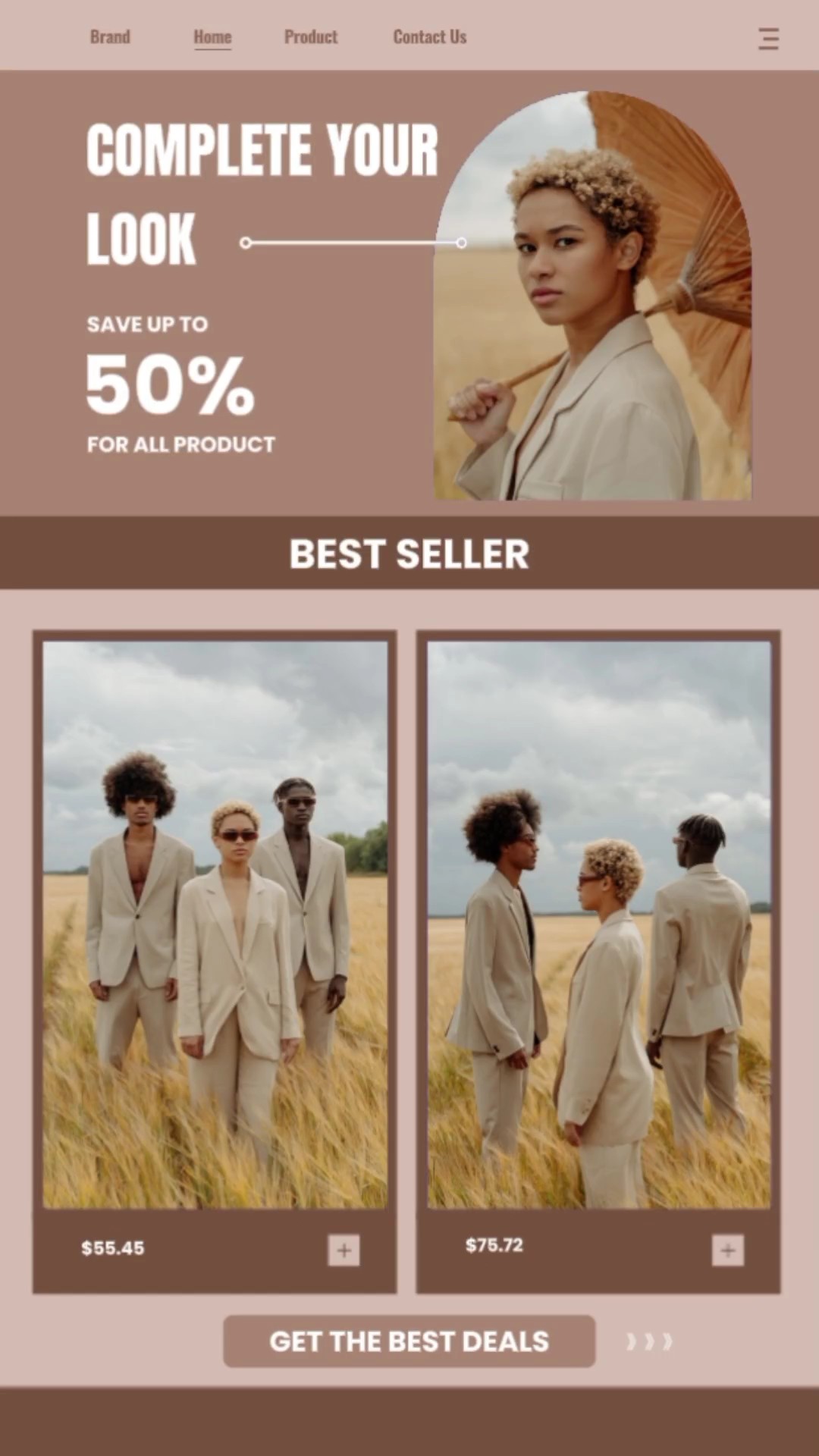 Werbung für Tiktok Style Brown Männer und Frauen Weste Kleidung Produkte