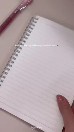 student’s notebook