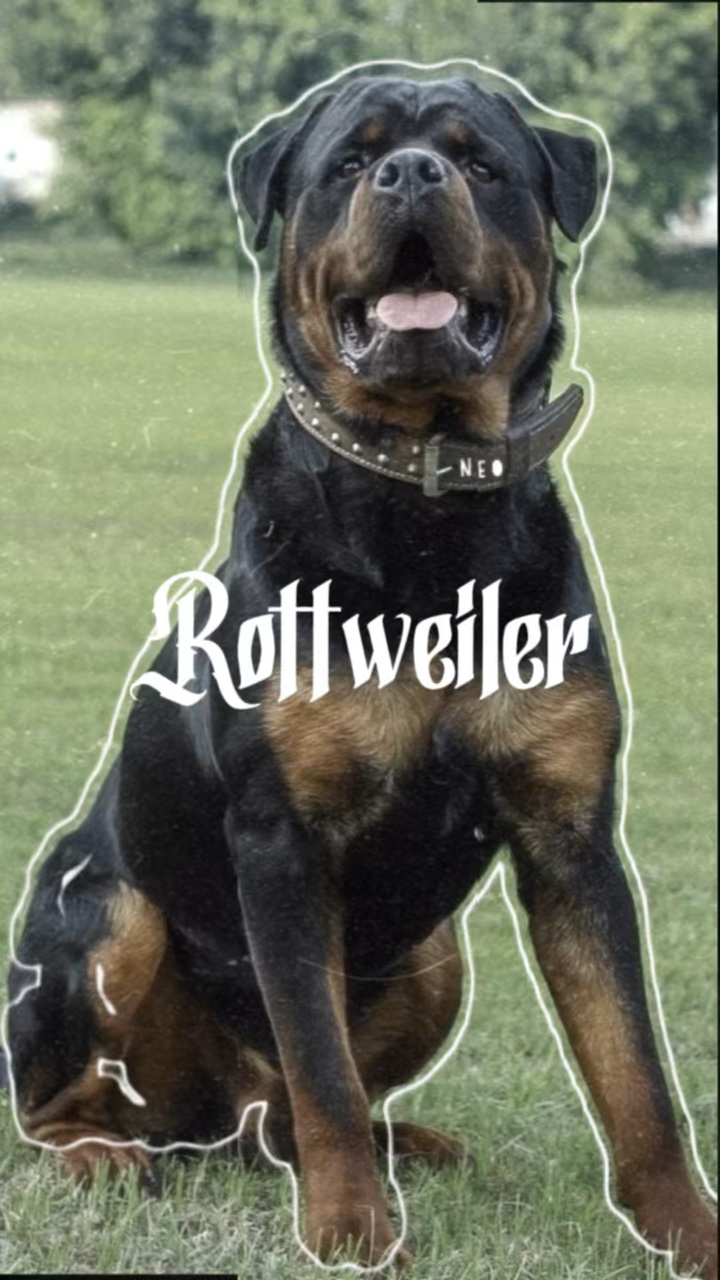 Rottweiler cooler Hund