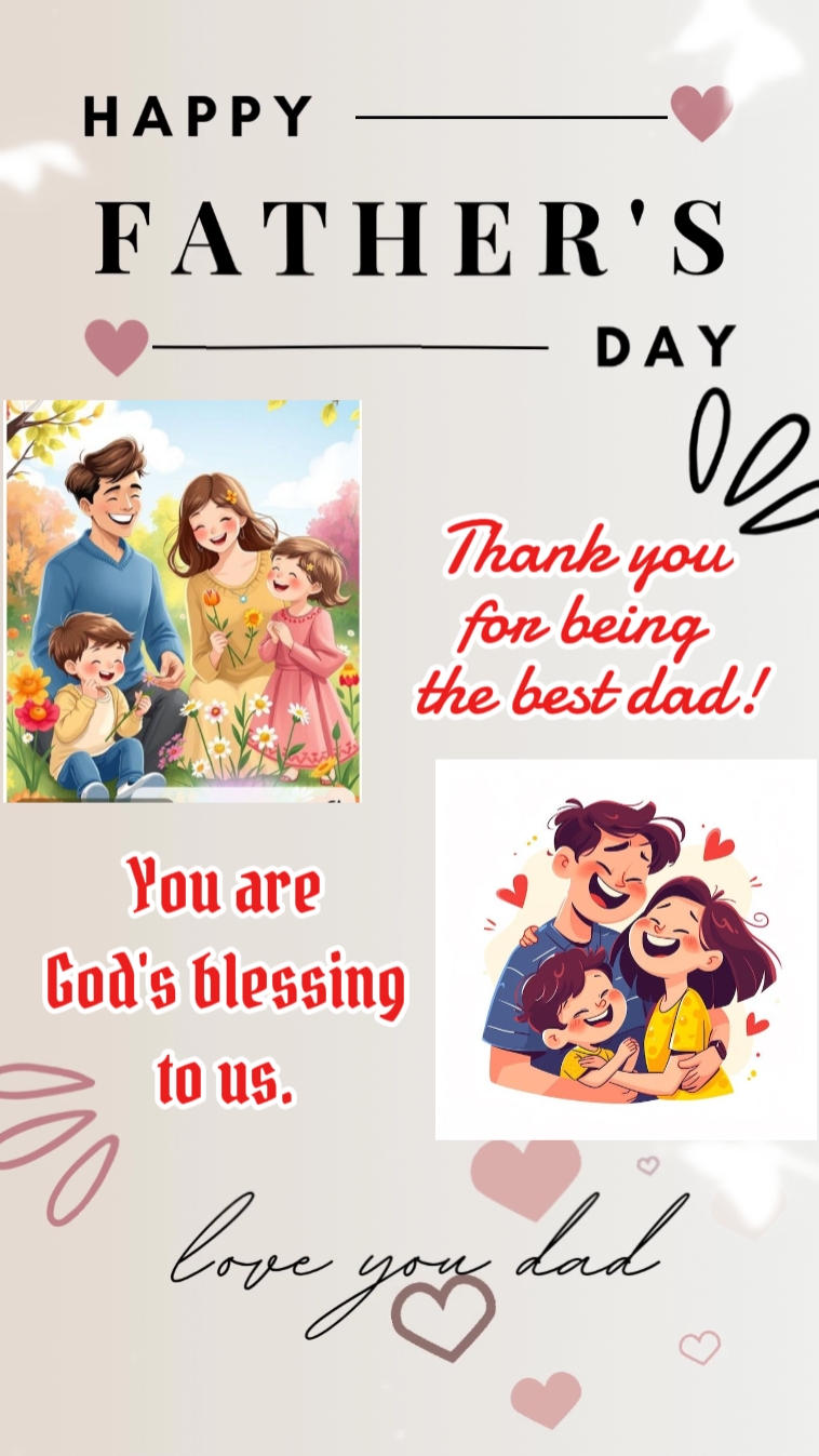 Happy hari ayah 
