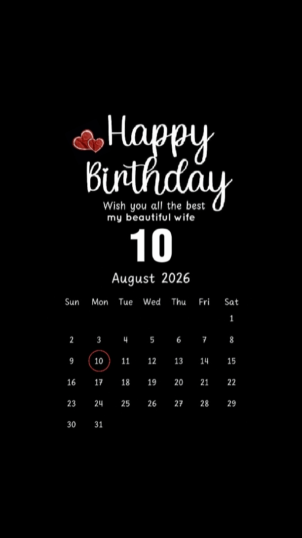 FELIZ CUMPLEAÑOS ESPOSA 10 DE AGOSTO