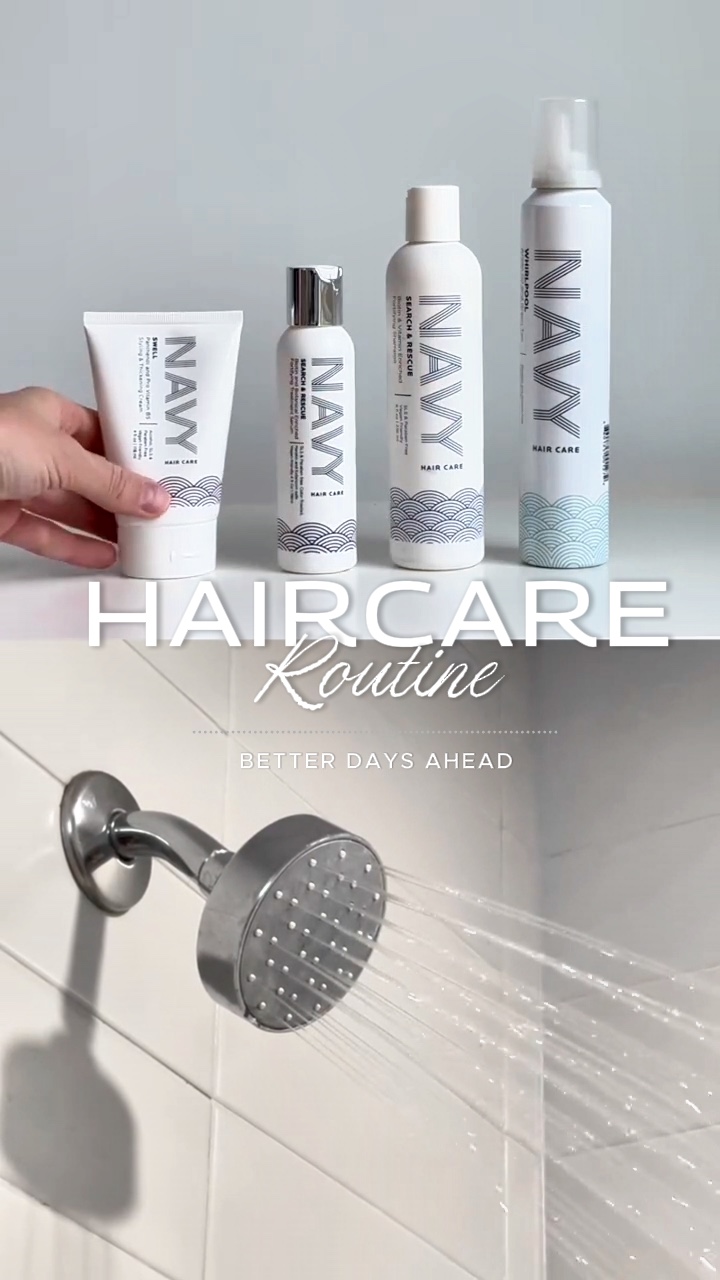 Haarpflege-Routine