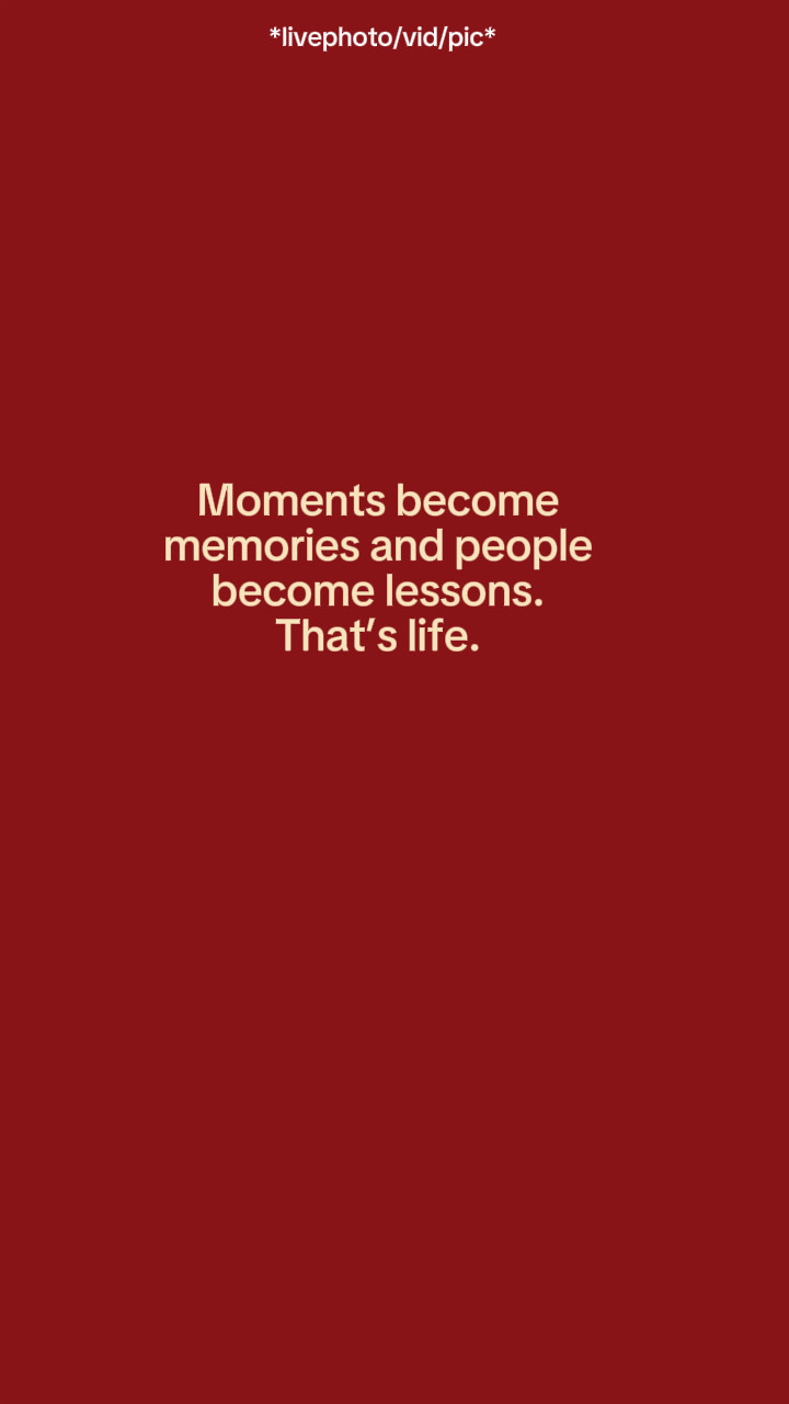 Moments become memor