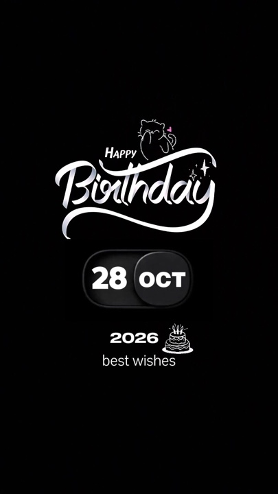 ANNIVERSAIRE LE 28 OCTOBRE