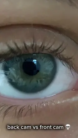 back vs front cam 💀