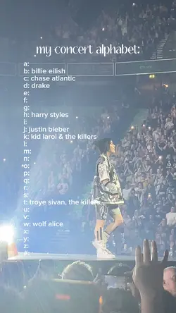 Concert Alphabet 🎤