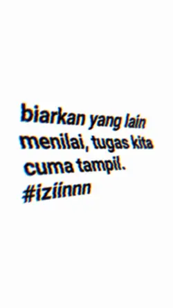 cuma tampil 