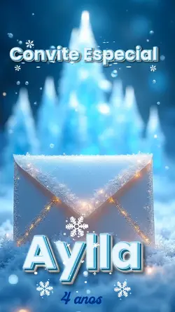 Convite Frozen