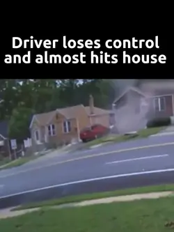 Driver loses contro
