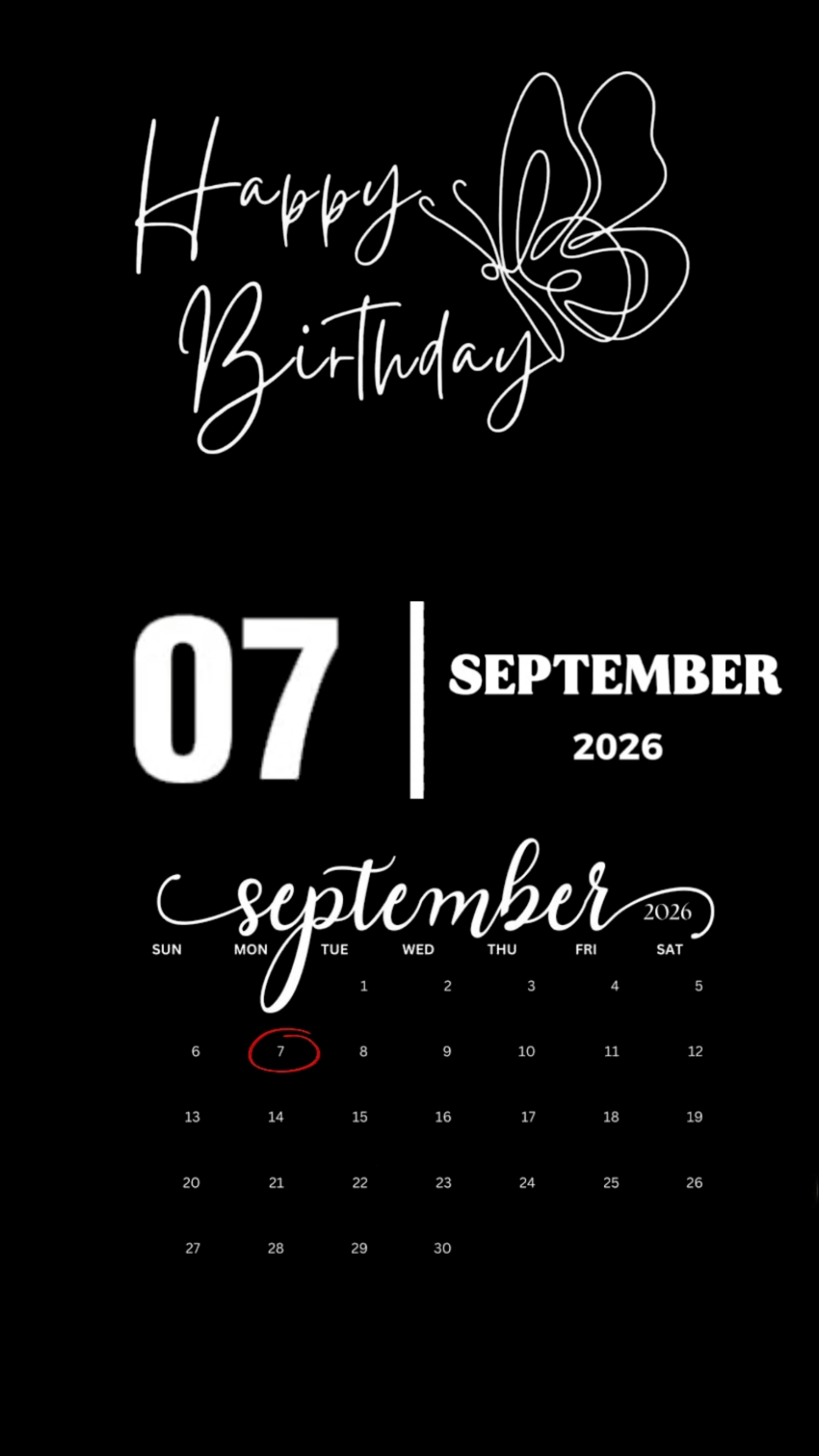 HBD 07 SEPTEMBRE 