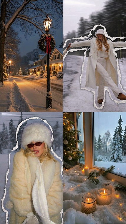 4 fotos de inverno