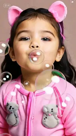 Blowing bubbles AI