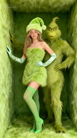 Kylie x mr.Grinch