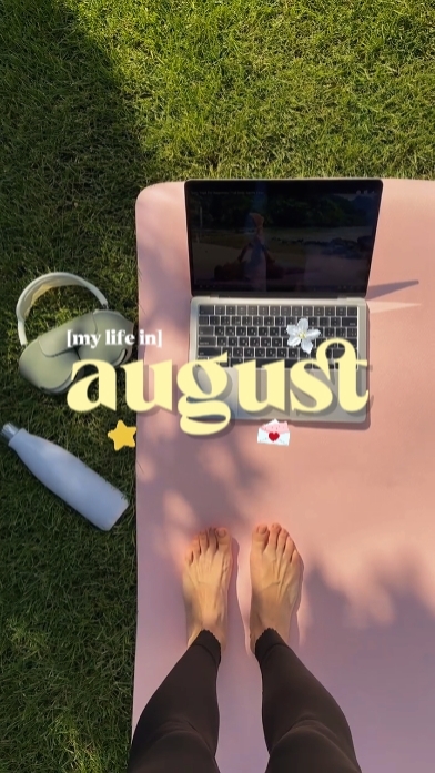Mi vida en agosto