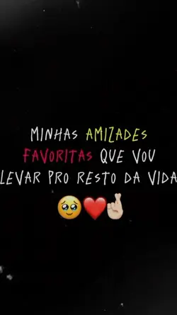 minhas amizade
