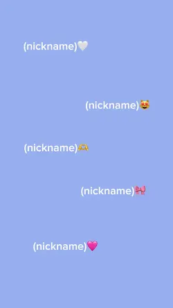 nicknames!🏆
