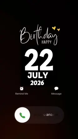 Hbd 22 July 2026