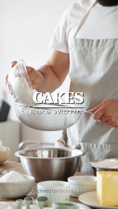 Bake with me