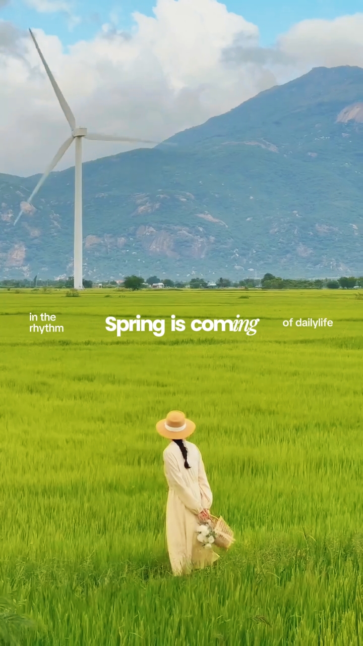 A primavera está chegando