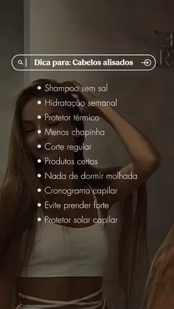 Dicas cabelos