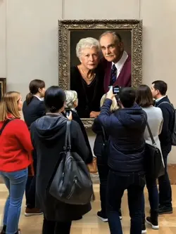 photo at the museum