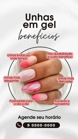 UNHAS GEL BENEFÍCIOS