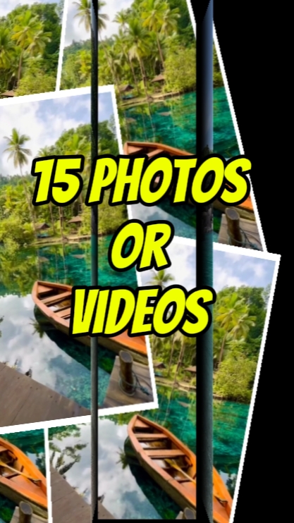 15 photos or videos 