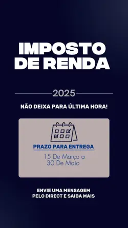 IMPOSTO RENDA 2025